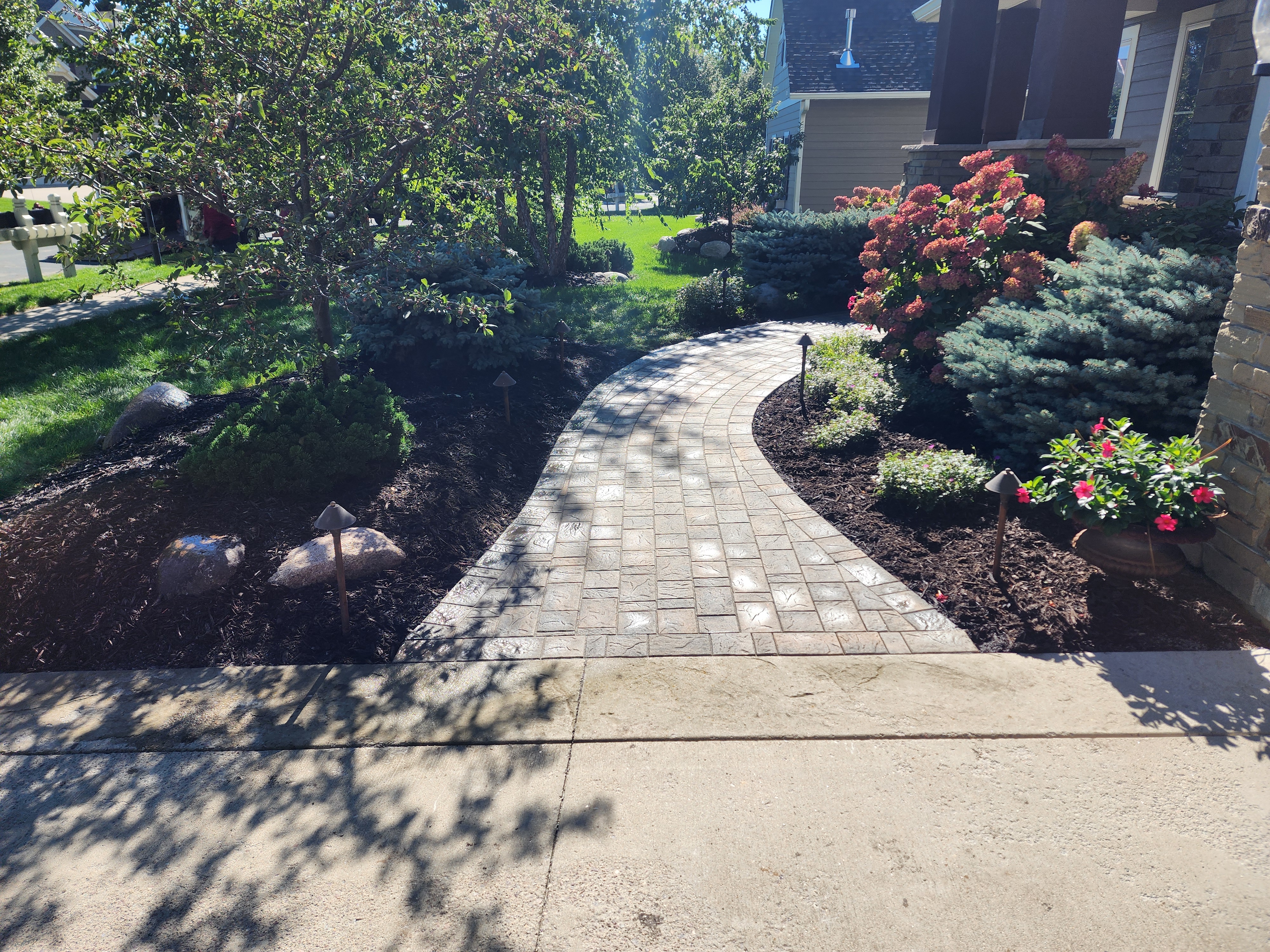 Stone walkway